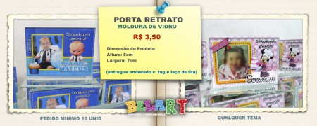 Porta Retrato de vidro